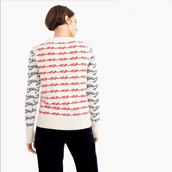 J Crew Yes No Sweater | Poshmark